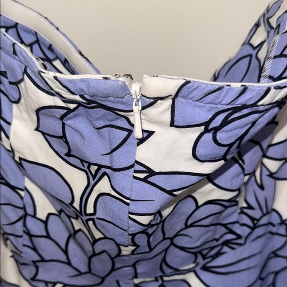 Guess Strapless Dress Y2K with Blue Floral Design - size 3. M - Picture 5 of 5
